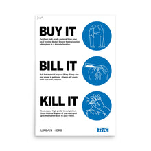 Load image into Gallery viewer, Buy it, Bill it, Kill it Poster