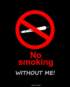 No Smoking Without Me Poster